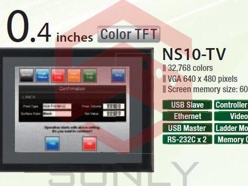 Màn hình điều khiển HMI OMRON NS10-TV01B-V2