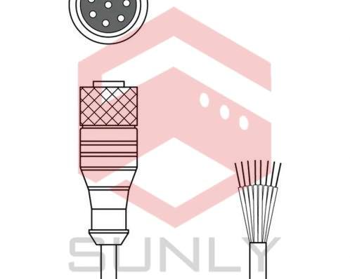 Dây cáp kết nối CB-M12-50000-8GF