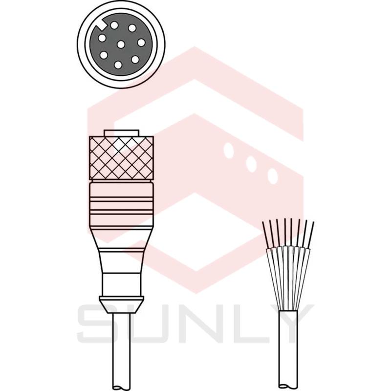 Dây cáp kết nối CB-M12-50000-8GF