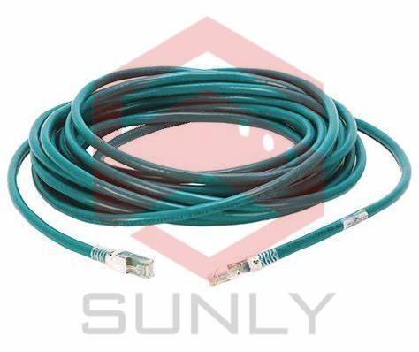 Allen Bradley Connection Cable Ethernet 4 Conductor RJ45 Male To Male Teal 1585J-M4TBJM-2