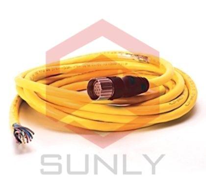 Allen Bradley Cordset 12-Pin m23 Female Straight Connector 5 M 889M-F12AH-5