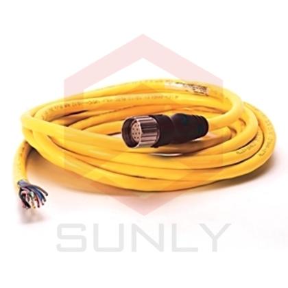 Allen Bradley Cordset 12-Pin m23 Female Straight Connector 5 M 889M-F12AH-5