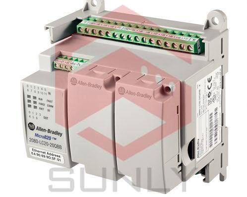 Allen Bradley PLC Micro 820 2080 LC20 20QWB 