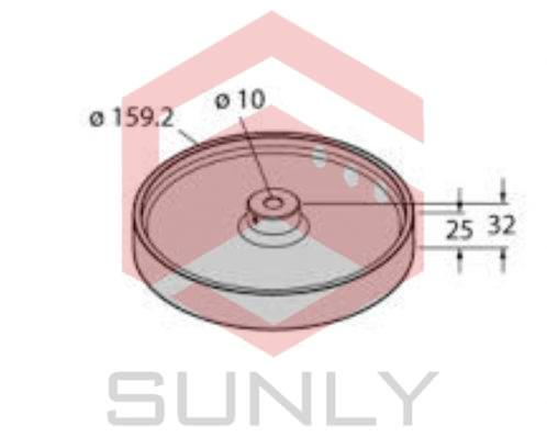 Bánh xe của bộ mã hóa RMW-12