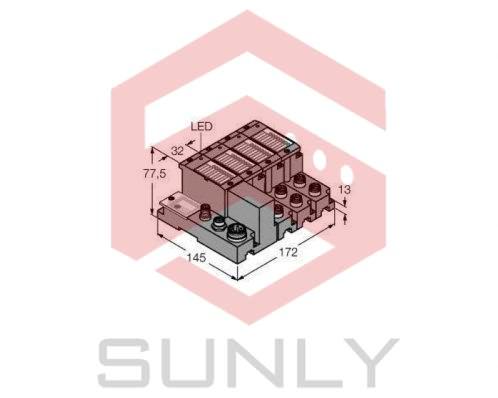 Bộ có thể lập trình cho Ethernet/IP trong IP67 TI-BL67-PG-EIP-6