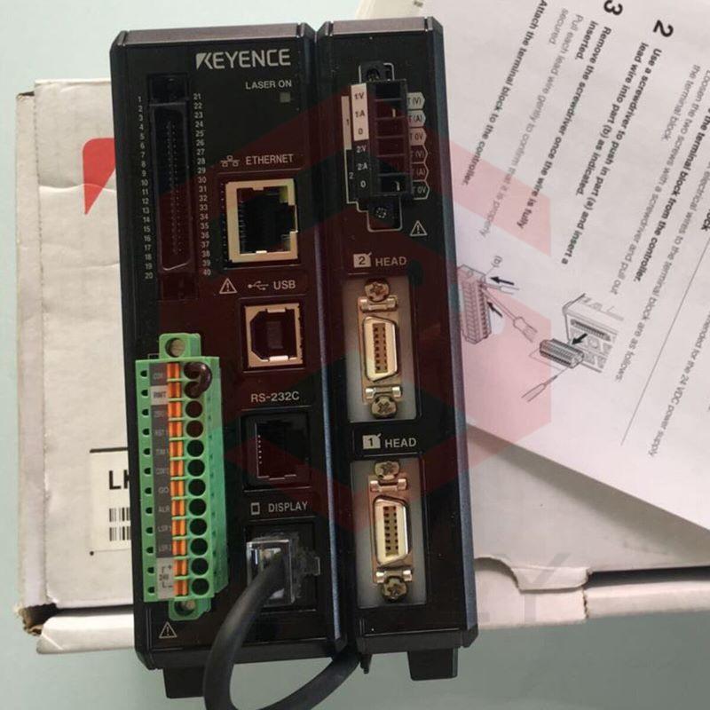 Bộ điều khiển chính: Loại tích hợp, NPN Cảm biến phát hiện độ dịch chuyển bằng laser tốc độ siêu cao KEYENCE LK-G5001V