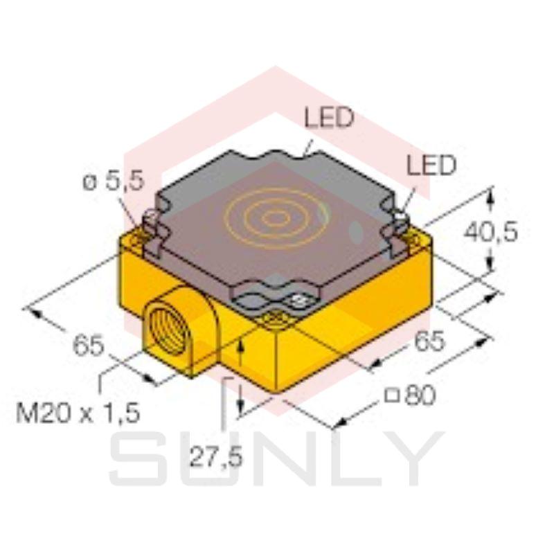 Cảm biến cảm ứng BI40-CP80-VP4X2-H1141