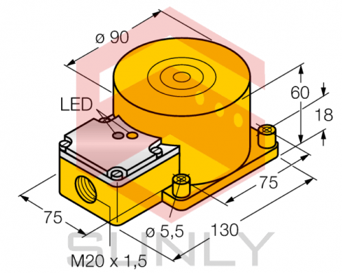 Cảm biến cảm ứng NI60-K90SR-VN4X2