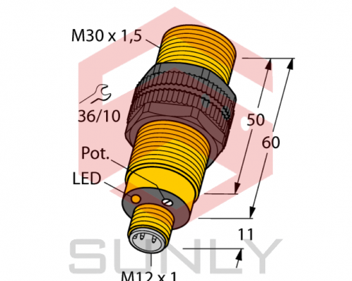 Cảm biến điện dung Turck 1542561 BCC10-S30-RP4X