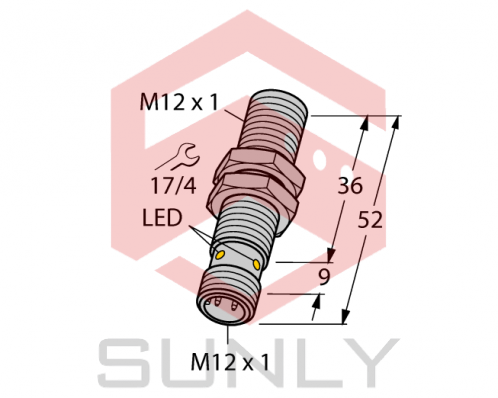 Cảm biến khoảng cách cảm ứng Turck BI15U-EM30WD-AP6X-H1141