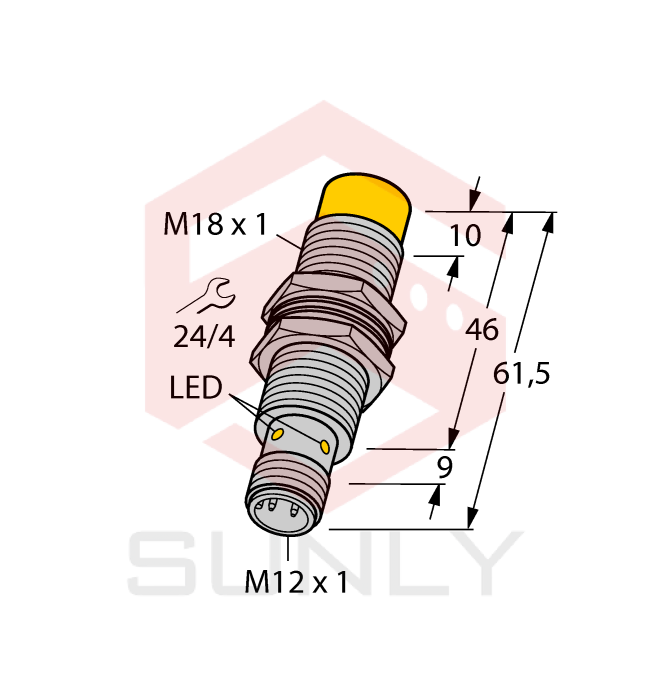 Cảm biến khoảng cách cảm ứng Turck BI15U-M30-VP44X