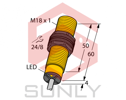 Cảm biến khoảng cách cảm ứng Turck BI1U-S12-AP6X/S1132