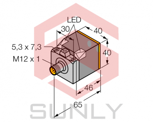 Cảm biến khoảng cách cảm ứng Turck BI20U-CP40-VP4X2