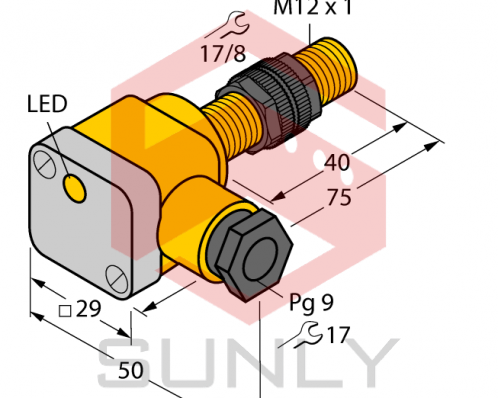 Cảm biến khoảng cách cảm ứng Turck BI3U-P12SK-AP6X
