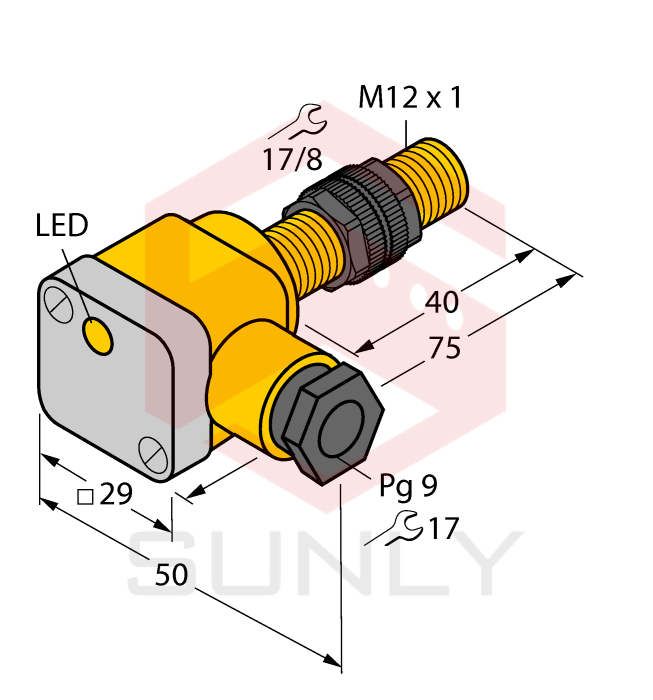 Cảm biến khoảng cách cảm ứng Turck BI3U-P12SK-AP6X