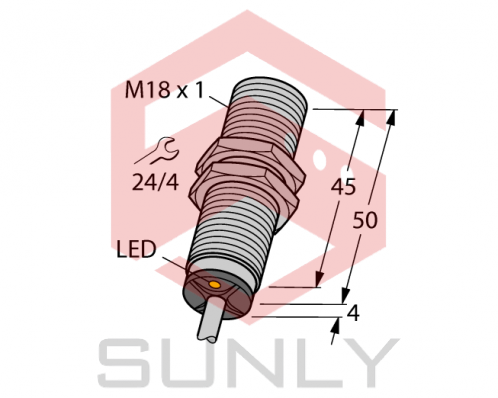 Cảm biến khoảng cách cảm ứng Turck BI5U-M18E-AP6X