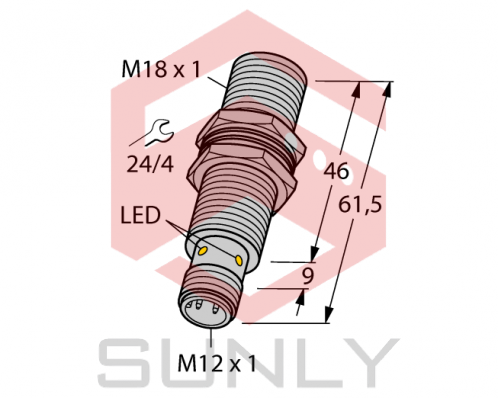 Cảm biến khoảng cách cảm ứng Turck BI8U-M18M-VN44X-H1141
