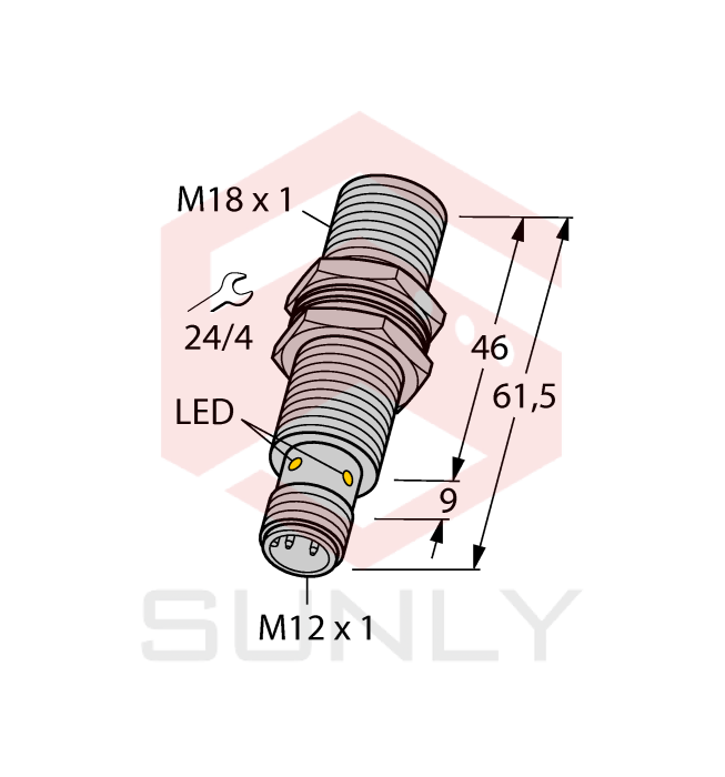 Cảm biến khoảng cách cảm ứng Turck BI8U-M18M-VP44X-H1141