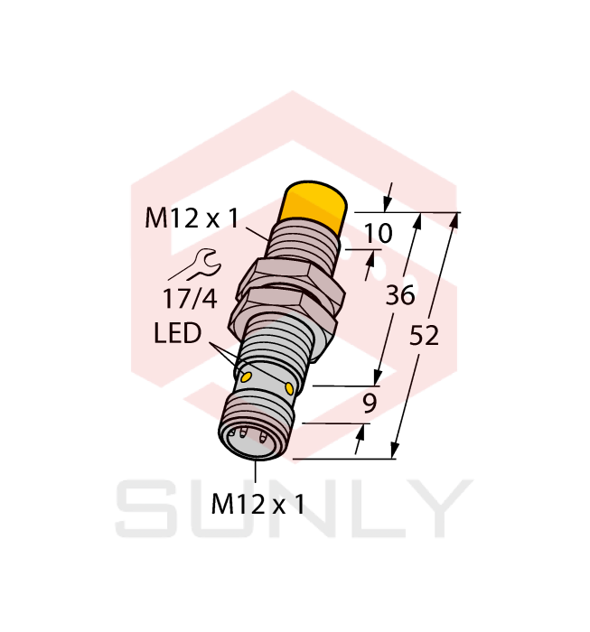 Cảm biến khoảng cách cảm ứng Turck NI10U-EM12-AN6X-H1141