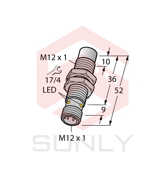 Cảm biến khoảng cách cảm ứng Turck NI10U-EM12WD-AN6X-H1141