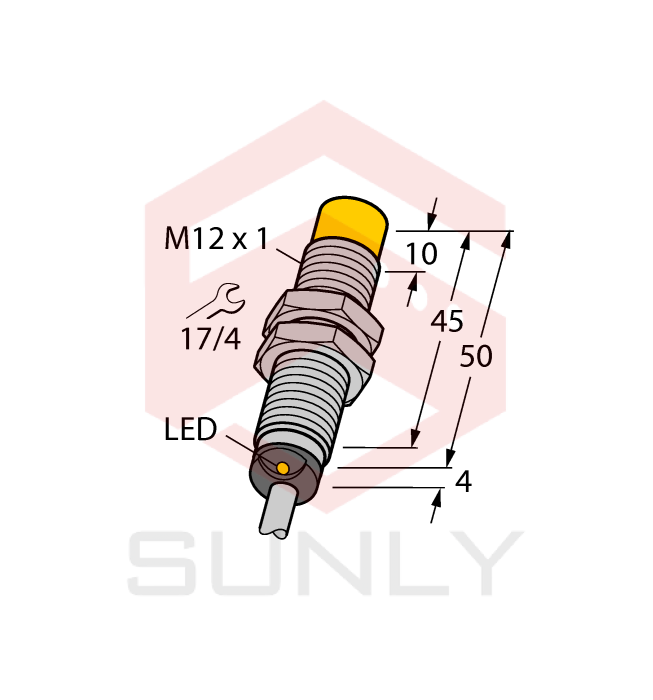 Cảm biến khoảng cách cảm ứng Turck NI10U-M12E-VP44X