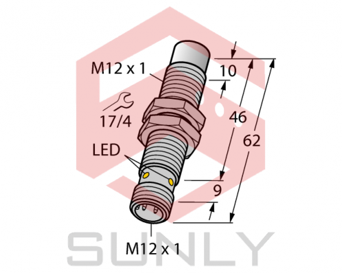 Cảm biến khoảng cách cảm ứng Turck NI10U-MT12E-AP6X2-H1141