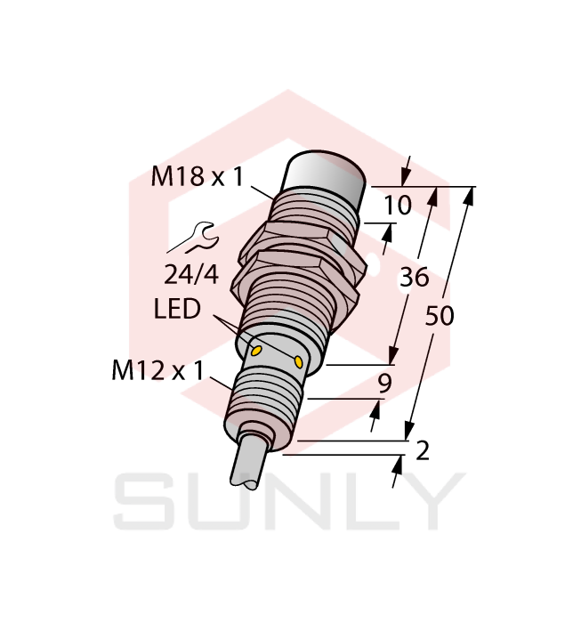 Cảm biến khoảng cách cảm ứng Turck NI15U-EM18WD-AN6X