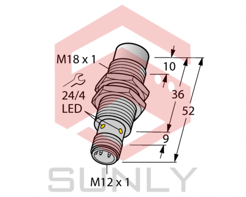 Cảm biến khoảng cách cảm ứng Turck NI15U-EM18WD-AP6X-H1141/3GD