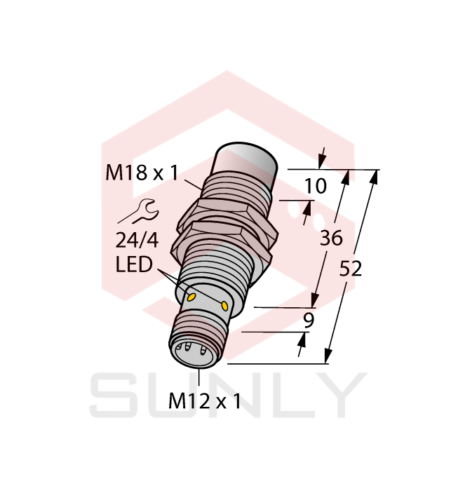 Cảm biến khoảng cách cảm ứng Turck NI15U-EM18WD-AP6X-H1141/3GD