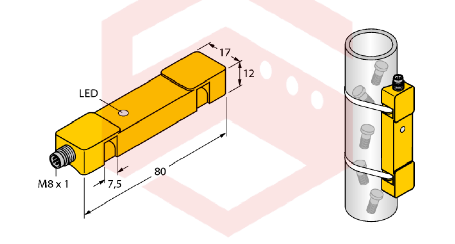 Cảm biến khoảng cách cảm ứng Turck NI20U-TS12-AN6X2-V1131