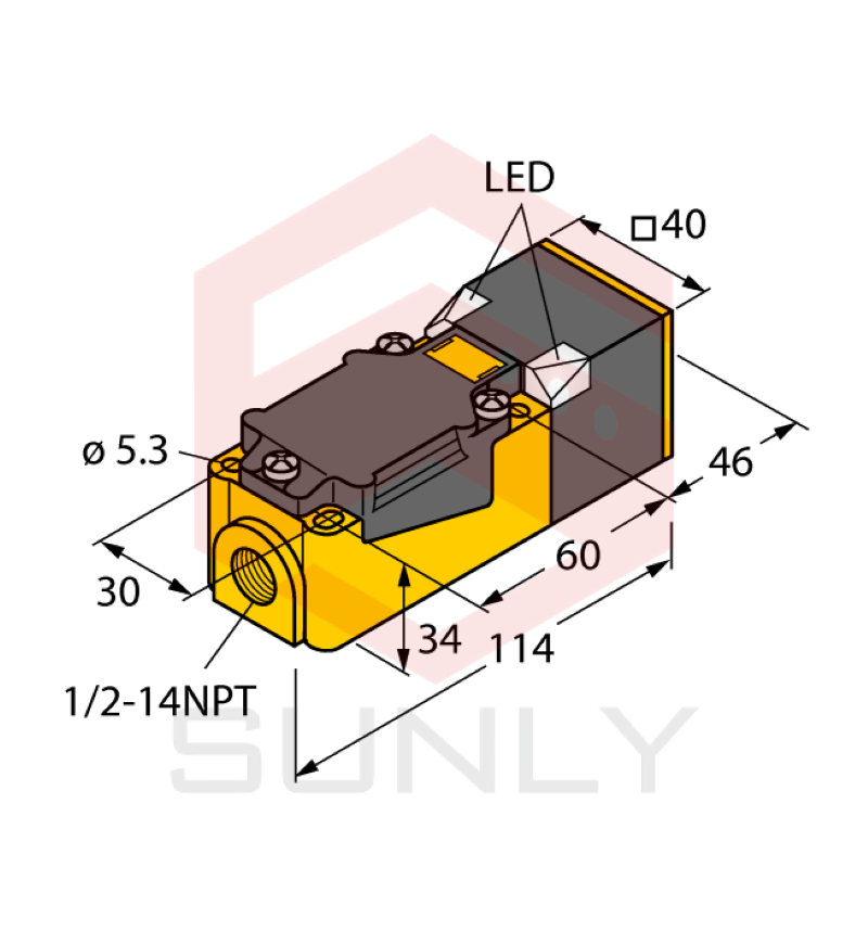 Cảm biến khoảng cách cảm ứng Turck NI50U-QV40-AP6X2-H1141/F2