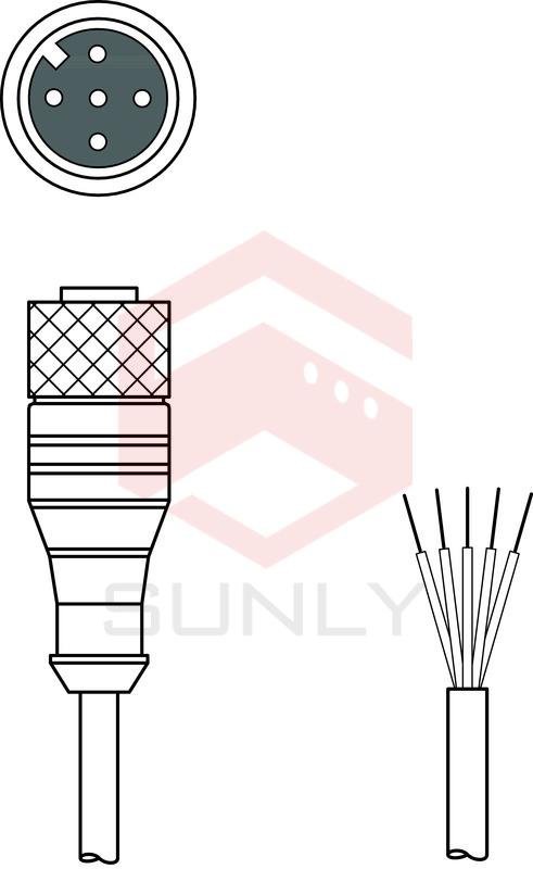 cáp kết nối KB 008-3000 A