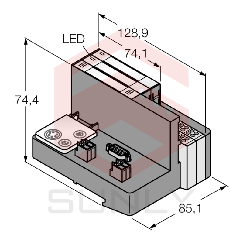 Economy Set for Profibus DPV1 in IP20 TI-BL20-E-DPV1-4