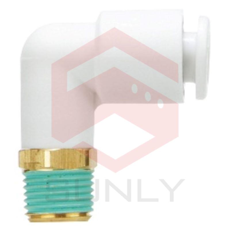 Khớp nối khuỷu tay kết nối nhanh tích hợp khả năng chống chạy SMC KRL06-03SW2