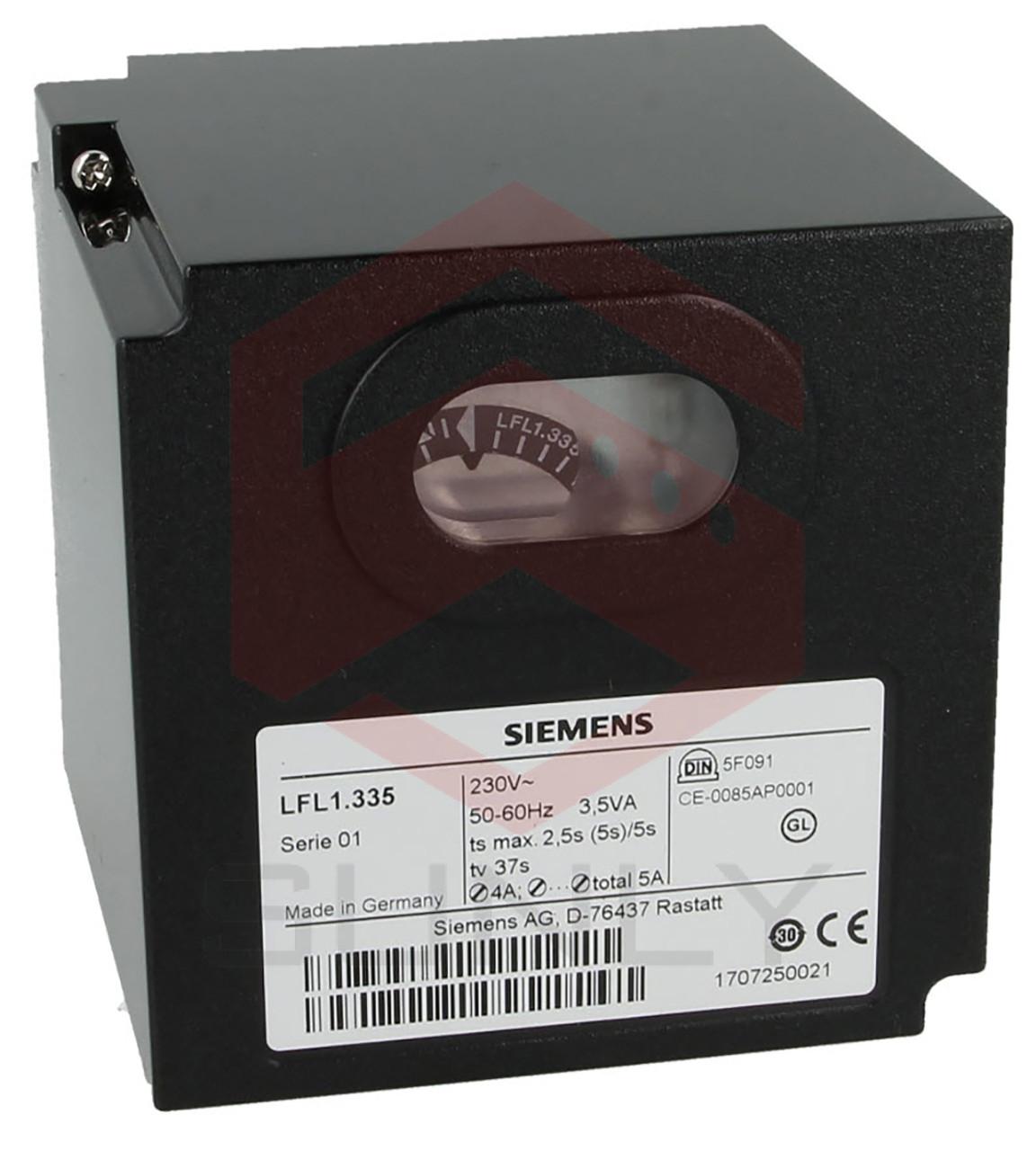 Siemens -LFL1.335 110V Gas Burner Control