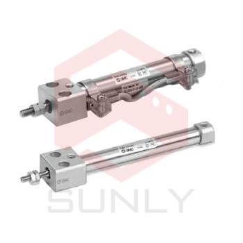 Xi lanh khí SMC gắn trực tiếp, loại thanh không quay, Tác động kép, Thanh đơn seri CJ2RK,