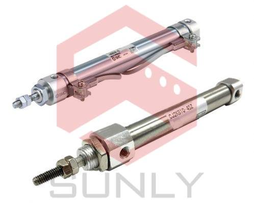 Xy lanh khí SMC loại thanh không quay tác động kép Seri CJ2K