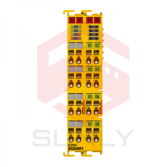 EL2904 | Bộ chuyển đổi EtherCAT, 4 kênh đầu ra kỹ thuật số, 24 V DC, 0.5 A, TwinSAFE