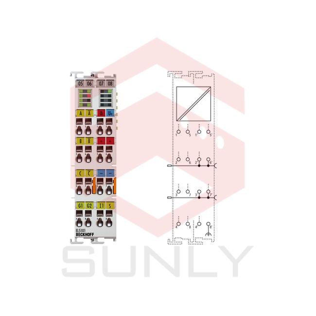 EL5101 | EtherCAT Terminal, 1-channel encoder interface, incremental, 5 V DC (DIFF RS422, TTL), 1 MHz