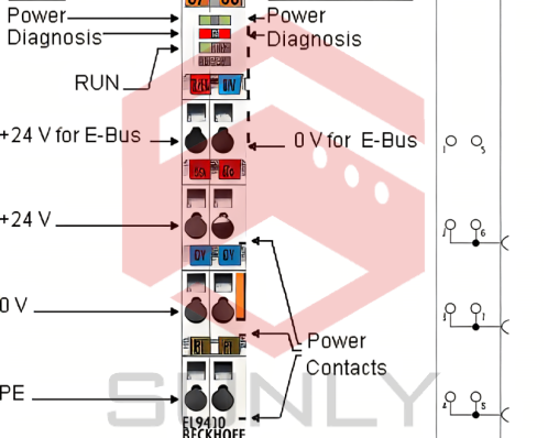 EL9410 | Nguồn điện cho E-bus, có chức năng tự chẩn đoán