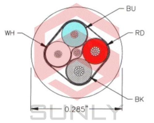 ZB5200 | DeviceNet cable, 2 x 2 x 0.32 mm² (AWG22), PVC, shielded, fixed installation
