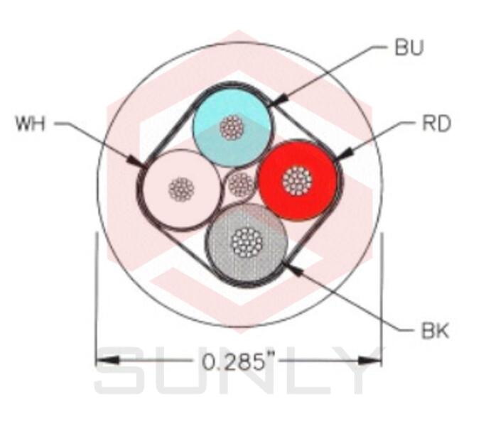 ZB5200 | DeviceNet cable, 2 x 2 x 0.32 mm² (AWG22), PVC, shielded, fixed installation