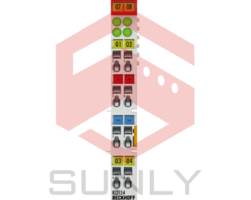 KL2134 | Terminal Bus, 4 kênh đầu ra kỹ thuật số, 24 V DC, 0.5 A, bảo vệ ngược điện áp