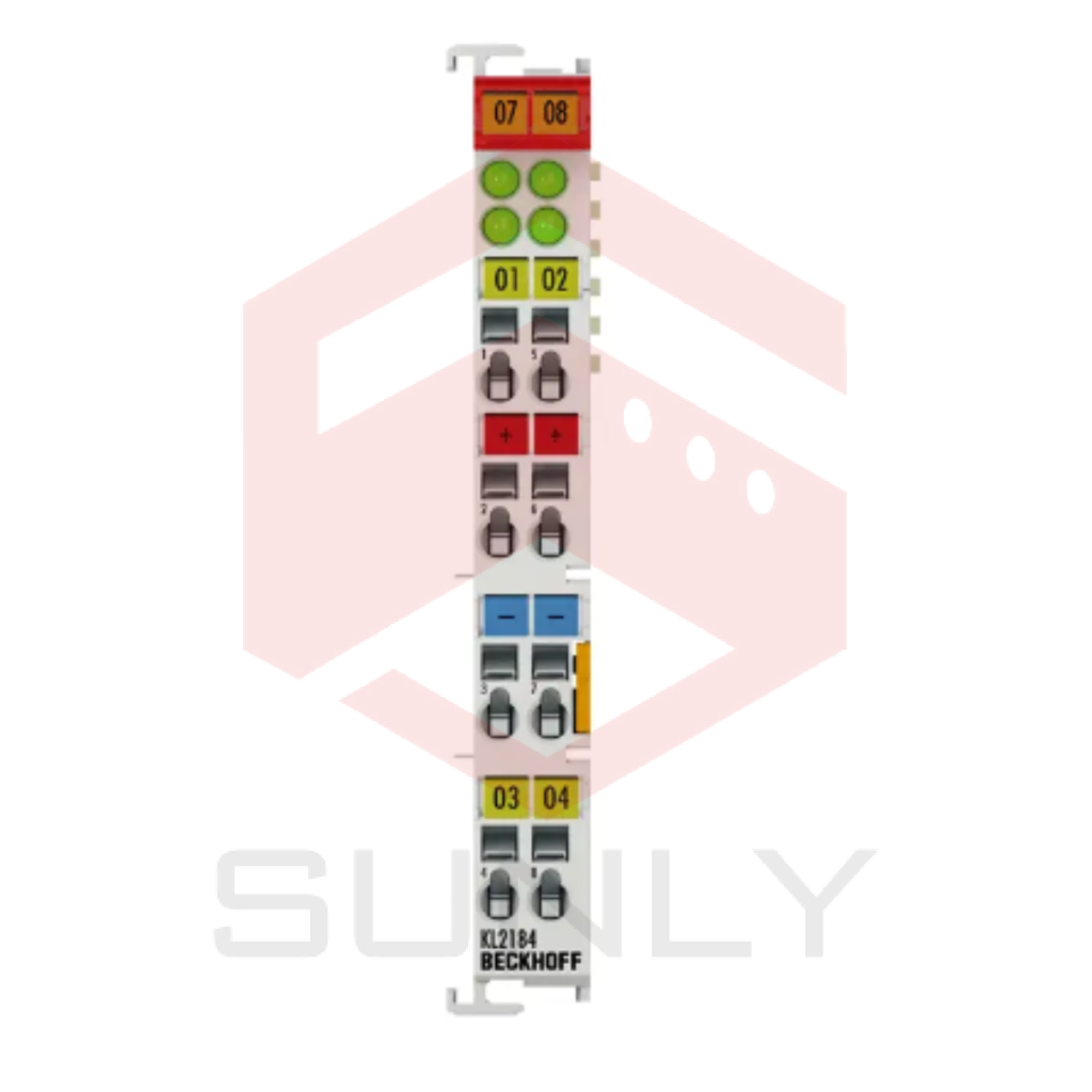 KL2184 | Terminal Bus, 4 kênh đầu ra kỹ thuật số, 24 V DC, 0.5 A, chuyển đổi mặt đất