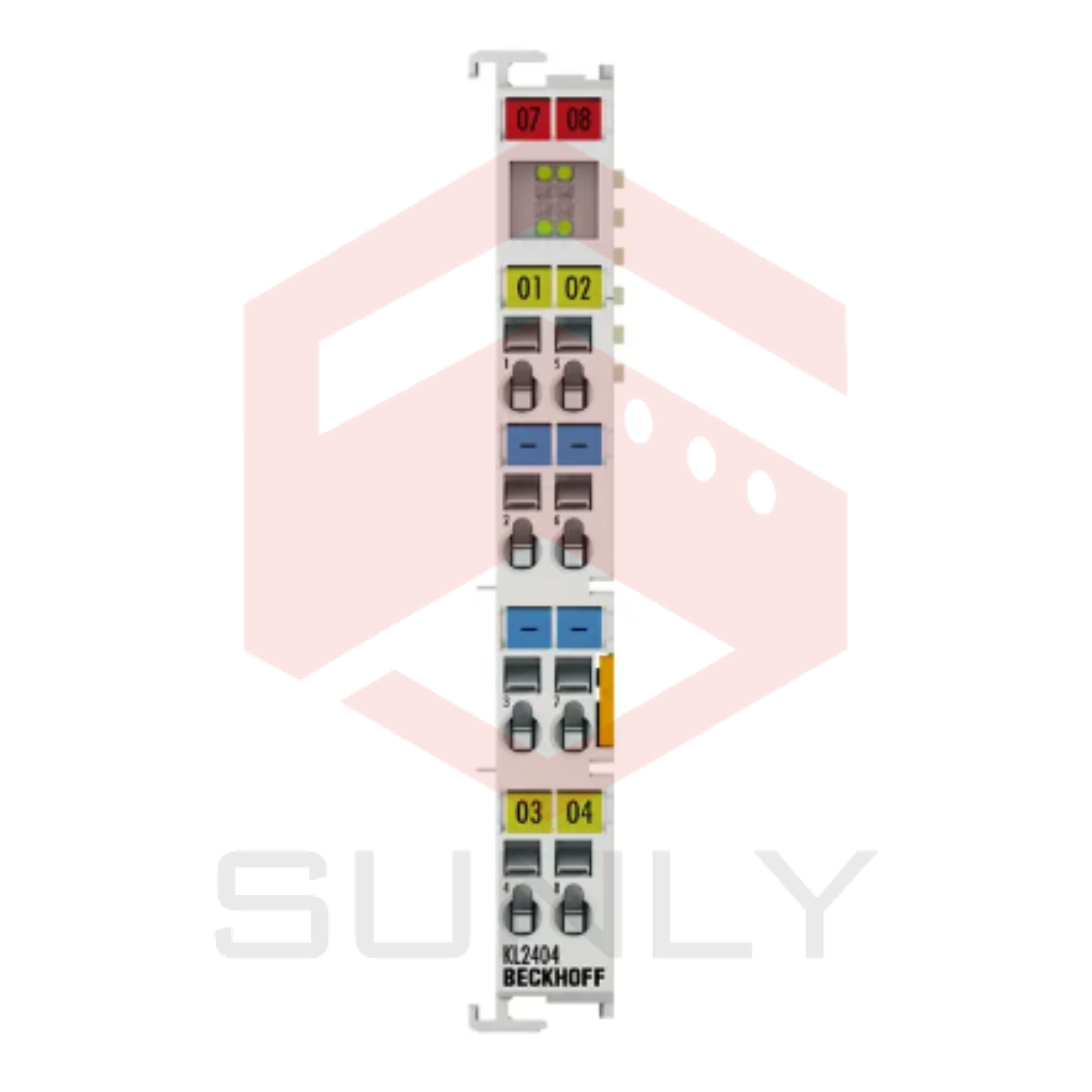 KL2404 | Kẹp Nối Bus, 4 Kênh Đầu Ra Số, 24 V DC, 0.5 A, Kết Nối 2 Dây