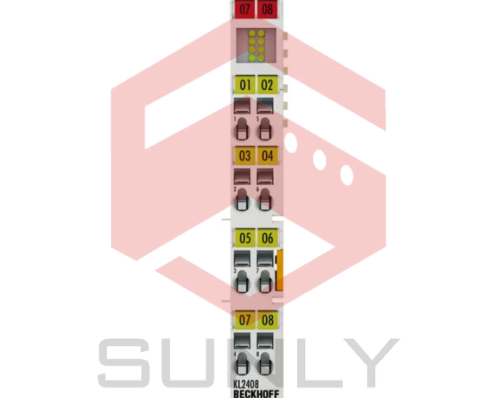 KL2408 | Bus Terminal, 8-channel digital output, 24 V DC, 0.5 A, 1-wire connection