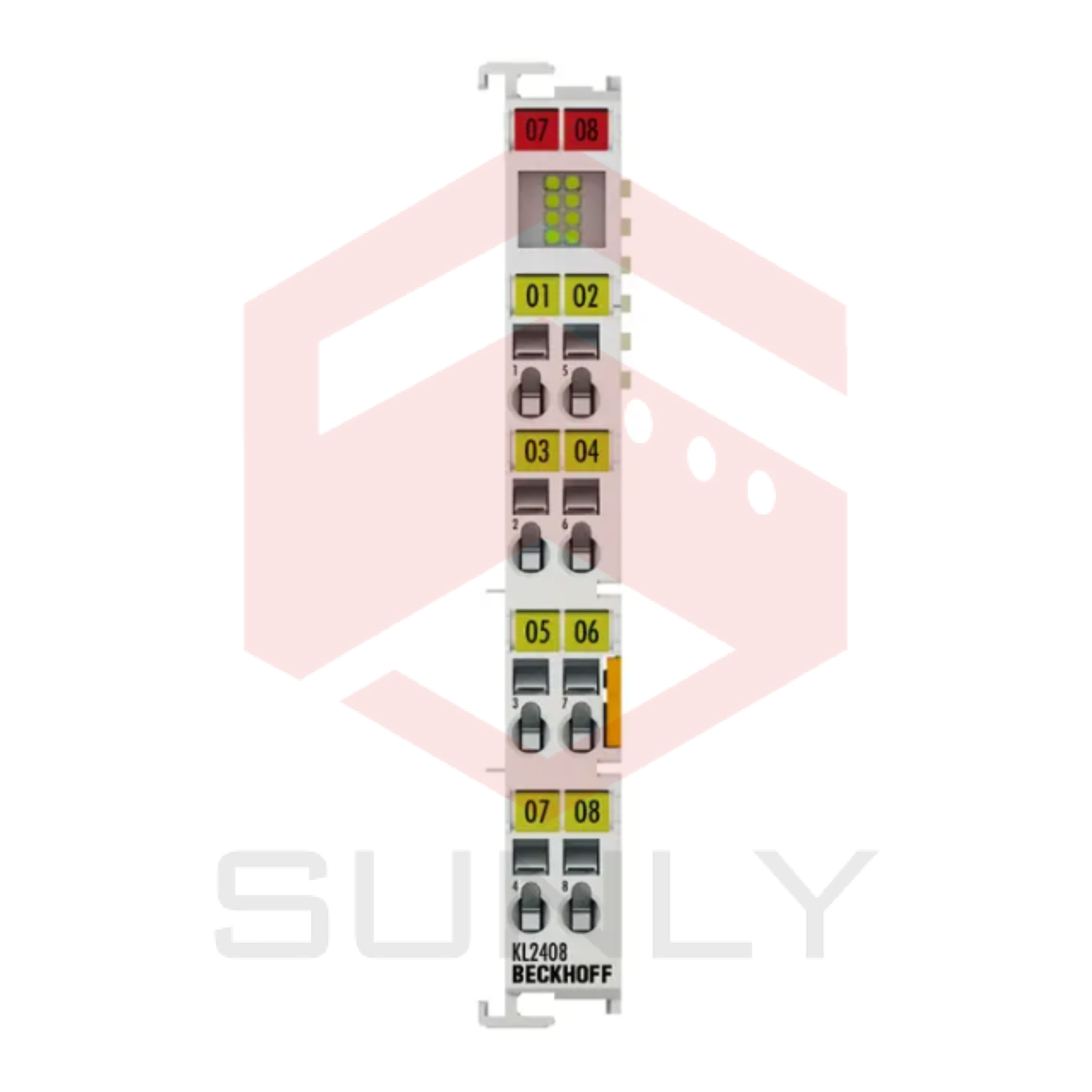 KL2408 | Bus Terminal, 8-channel digital output, 24 V DC, 0.5 A, 1-wire connection