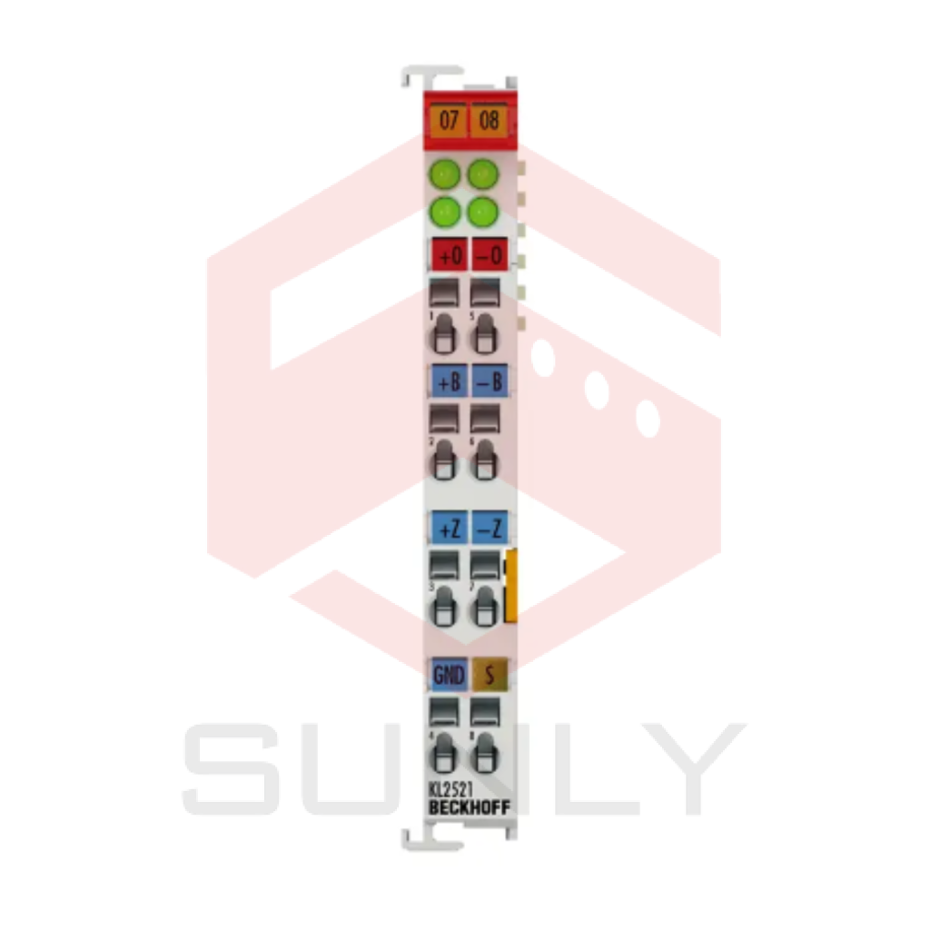 KL2521 | Bus Terminal, 1-channel pulse train output, incr. enc. simulation, RS422, 50 mA