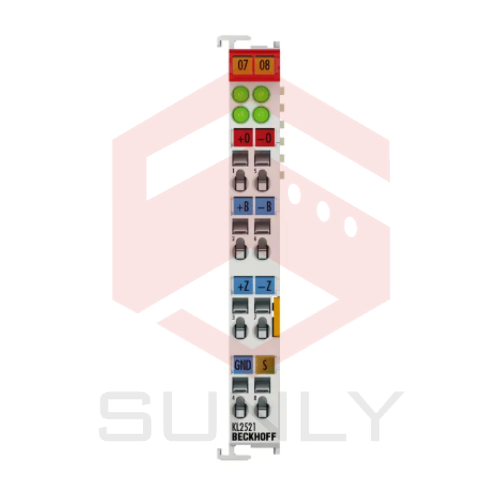 KL2521 | Bus Terminal, 1-channel pulse train output, incr. enc. simulation, RS422, 50 mA