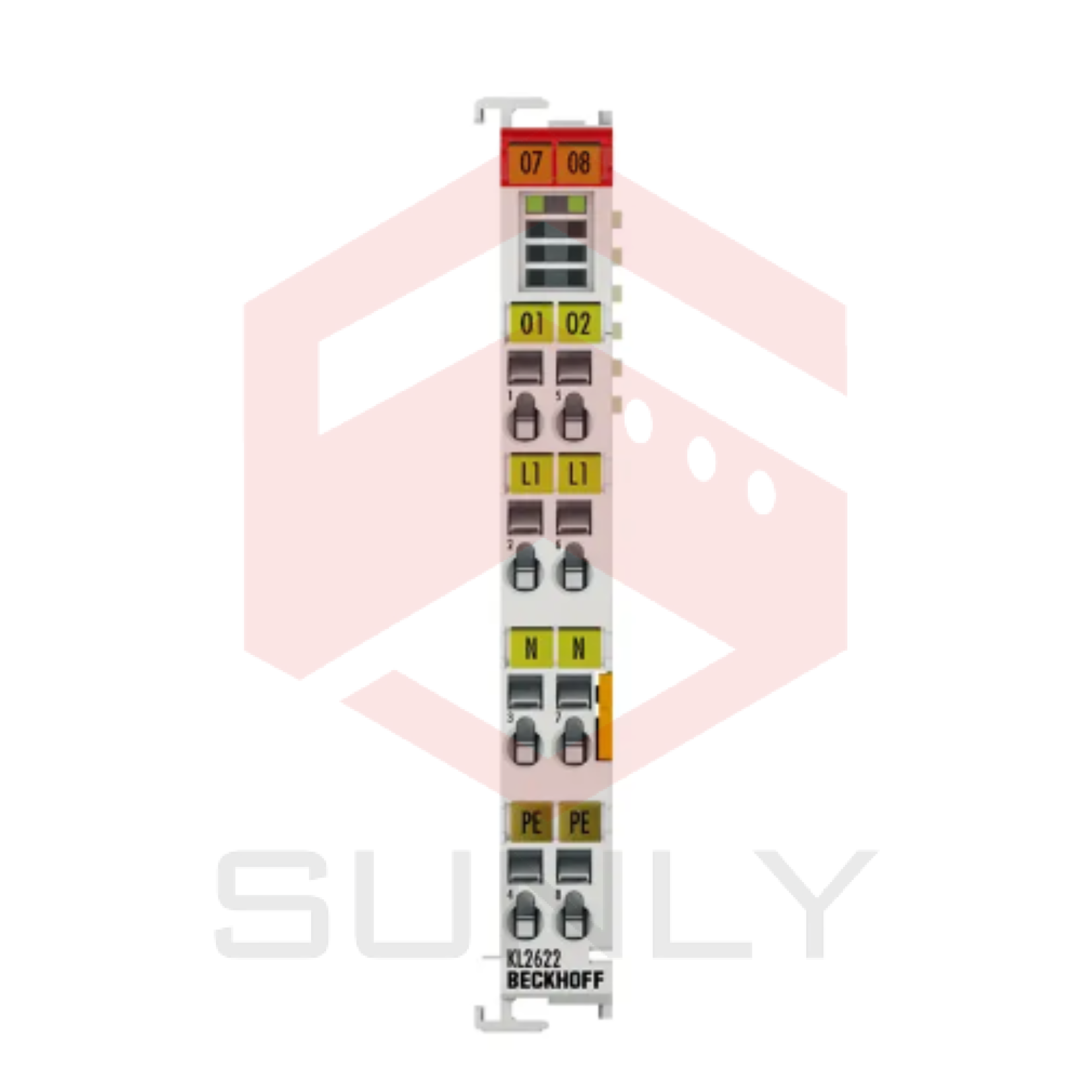 KL2622 | Terminal Bus, đầu ra có 2 kênh relay, 230 V AC, 30 V DC, 5 A, không có liên lạc nguồn điện